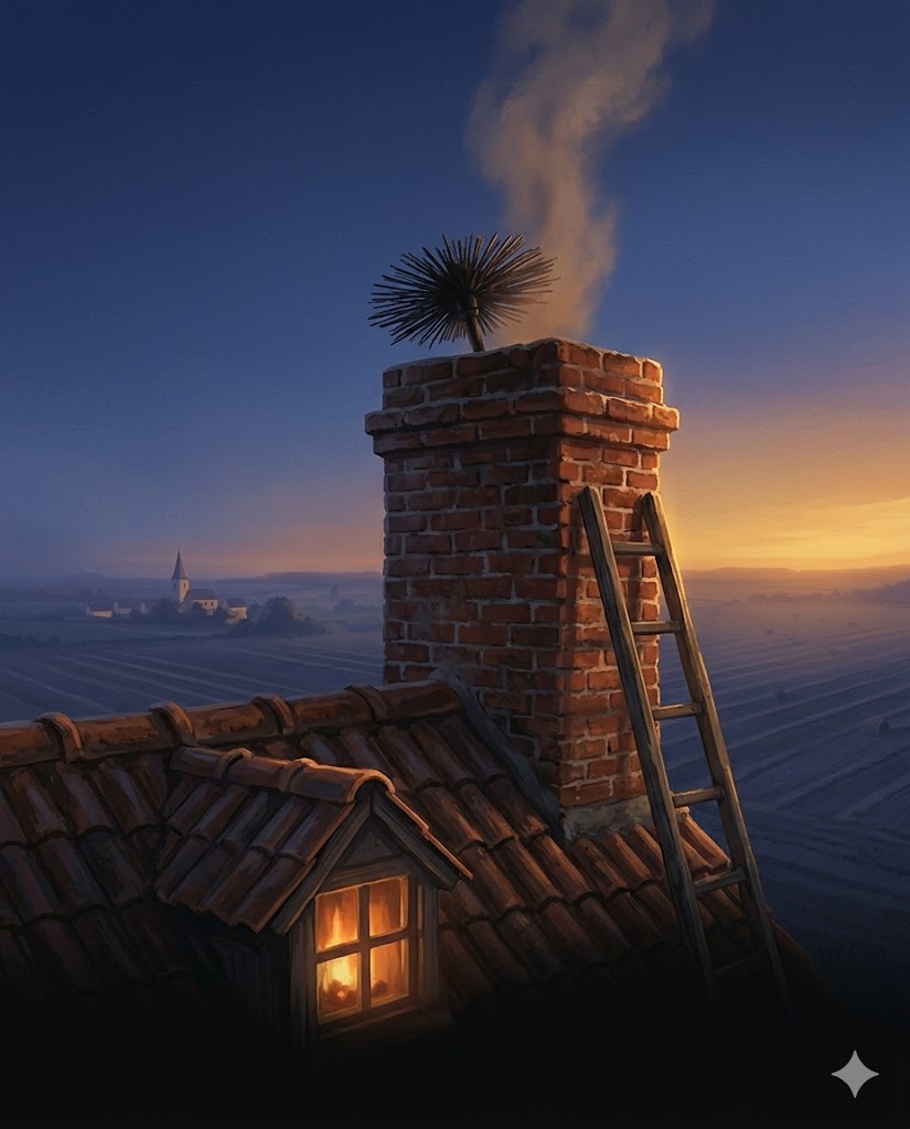 Ramonage — illustration matte painting Bouvier Couverture Ramonage